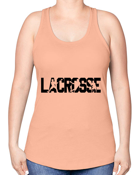 lacrosse 1# - lacrosse -Racerback Tank