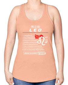 leo 307# - leo -Racerback Tank