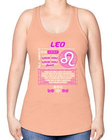 leo 308# - leo -Racerback Tank