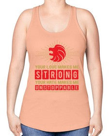 leo 310# - leo -Racerback Tank