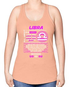 libra 339# - libra -Racerback Tank