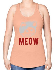 meow Style 69# - cats -Racerback Tank