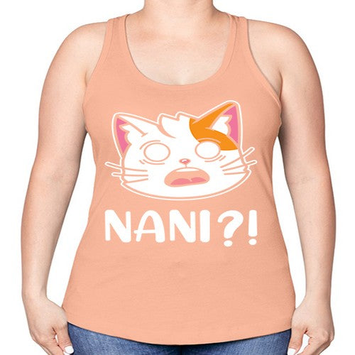 nani271# - anime -Racerback Tank