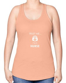 nurse 1141# - nurse -Racerback Tank