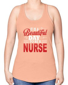 nurse 1143# - nurse -Racerback Tank