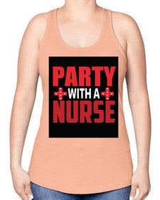 nurse style 1195# - nurse -Racerback Tank