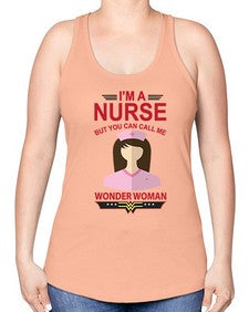 nurse tshirt 1215# - nurse -Racerback Tank