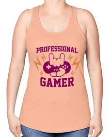 professional gamer 148# - video games -Racerback Tank
