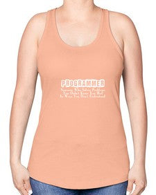 programmer some one who 1# - computer -Racerback Tank