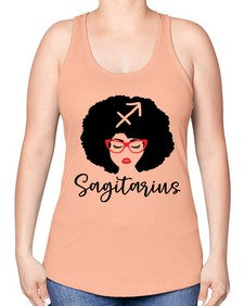 sagitarius 396# - sagittarius -Racerback Tank