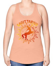 sagittarius 136# - sagittarius -Racerback Tank