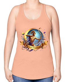 sagittarius 398# - sagittarius -Racerback Tank