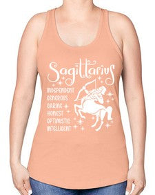 sagittarius 401# - sagittarius -Racerback Tank