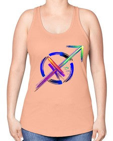 sagittarius 402# - sagittarius -Racerback Tank