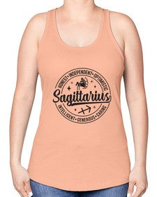 sagittarius 406# - sagittarius -Racerback Tank
