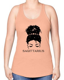 sagittarius 420# - sagittarius -Racerback Tank
