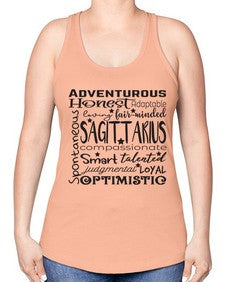 sagittarius 571# - sagittarius -Racerback Tank