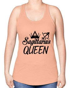 sagittarius queen 412# - sagittarius -Racerback Tank