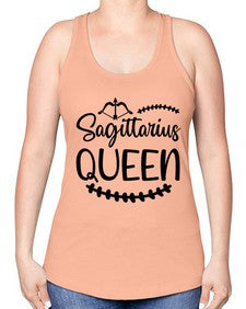 sagittarius queen 413# - sagittarius -Racerback Tank