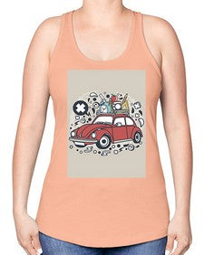 school tour 800# - general school -Racerback Tank
