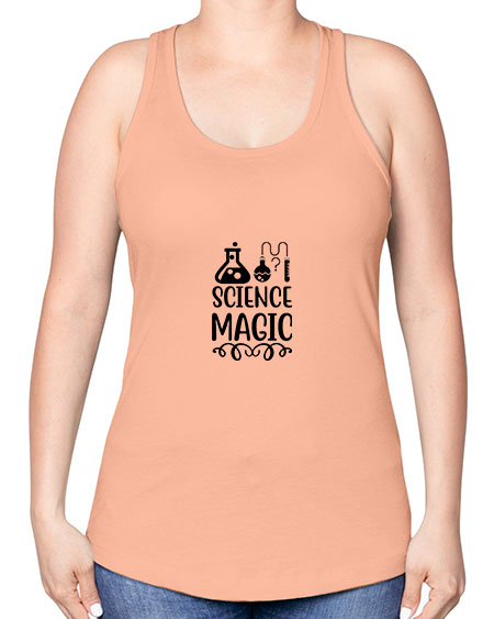 science magic 66# - general science -Racerback Tank