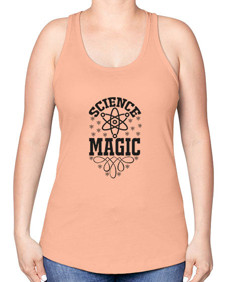 science magic 72# - general science -Racerback Tank