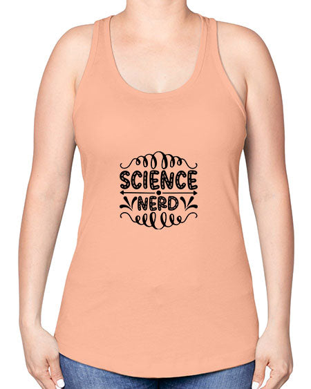 science nerd 56# - general science -Racerback Tank
