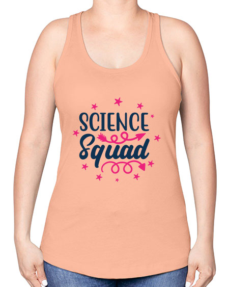 science squad 54# - general science -Racerback Tank