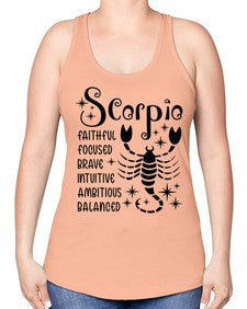 scorpio 431# - scorpio -Racerback Tank