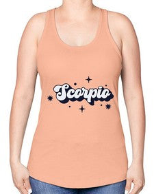 scorpio 454# - scorpio -Racerback Tank