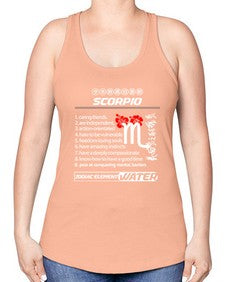 scorpio 456# - scorpio -Racerback Tank