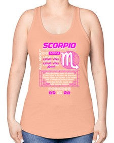 scorpio 457# - scorpio -Racerback Tank