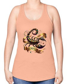 scorpio 459# - scorpio -Racerback Tank