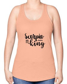 scorpio king 433# - scorpio -Racerback Tank