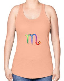 scorpio n 464# - scorpio -Racerback Tank