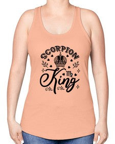 scorpio n king 465# - scorpio -Racerback Tank