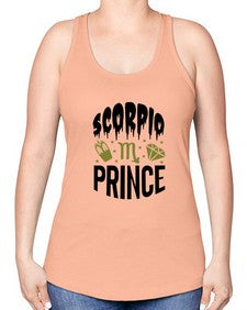 scorpio prince 445# - scorpio -Racerback Tank