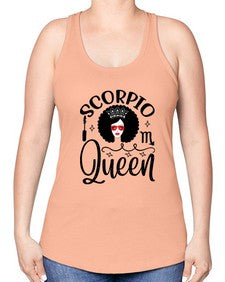 scorpio queen 448# - scorpio -Racerback Tank
