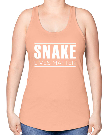 snake lives matter - snake -Racerback Tank