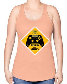 start the mission 152# - video games -Racerback Tank