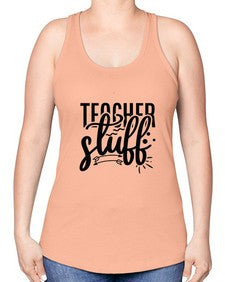 teacher stuff Style 382# - teacher -Racerback Tank