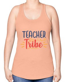 teacher tribe 1466# - teacher -Racerback Tank