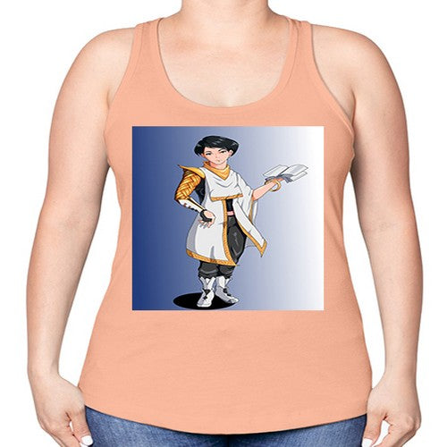 the book master 58# - anime -Racerback Tank
