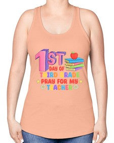 third day of third Grade 944# - third grade -Racerback Tank