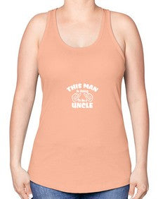 this man is going to be a unclej 638# - uncle -Racerback Tank