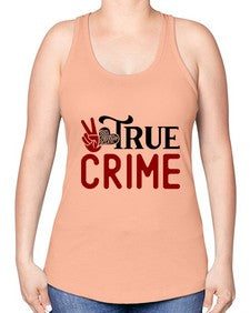 true crime 1187# - true crime -Racerback Tank