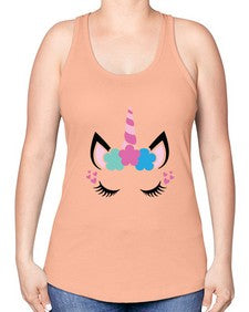 unicorn style 499# - unicorn -Racerback Tank