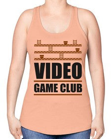 video game club 160# - video games -Racerback Tank