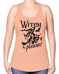 witch please 13# - witch -Racerback Tank