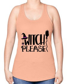witch please 14# - witch -Racerback Tank